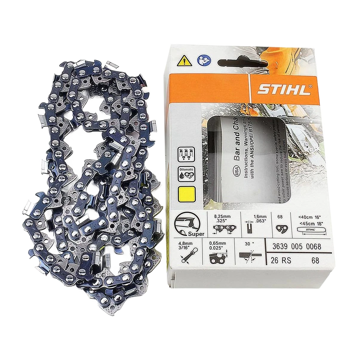 Eco-Friendly STIHL 26RS-68 18 Oilomatic® Rapid Super Chain Fine Crafted