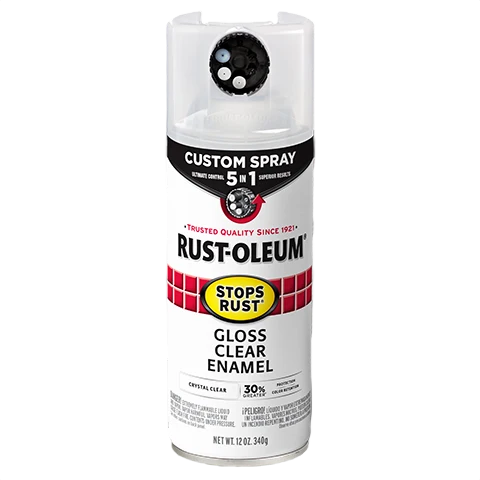 Premium Rust-Oleum Protective Enamel w 5-in-1 Spray Gloss Clear Functional
