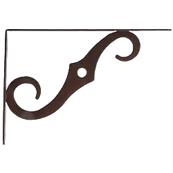 Effective Hillman Antique Bronze Ornamental Shelf Bracket 5 x 3-1 2 in. Versatile