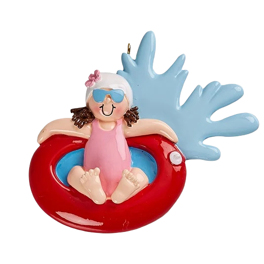 Luxury Rudolph Me Personalized Tubing Female Ornament High-Grade