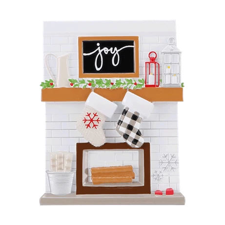 Classic PolarX Personalized Family of 2 Fireplace Mantle Ornament Trusted
