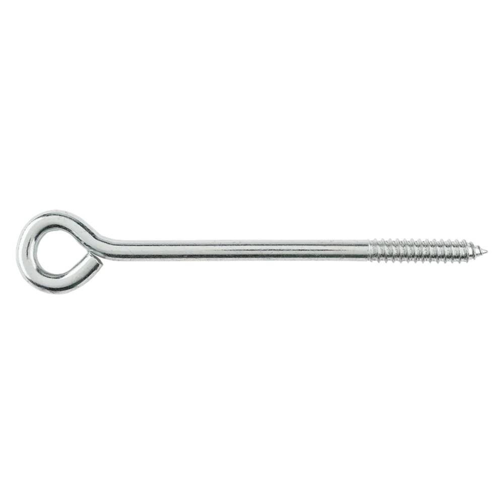Lightweight National Hardware 3 8 x 8 Zinc Lag Screw Eye Detailed