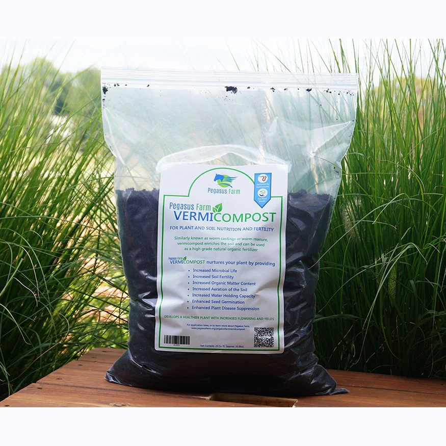Environmentally Friendly Pegasus Farm Vermicompost Soft