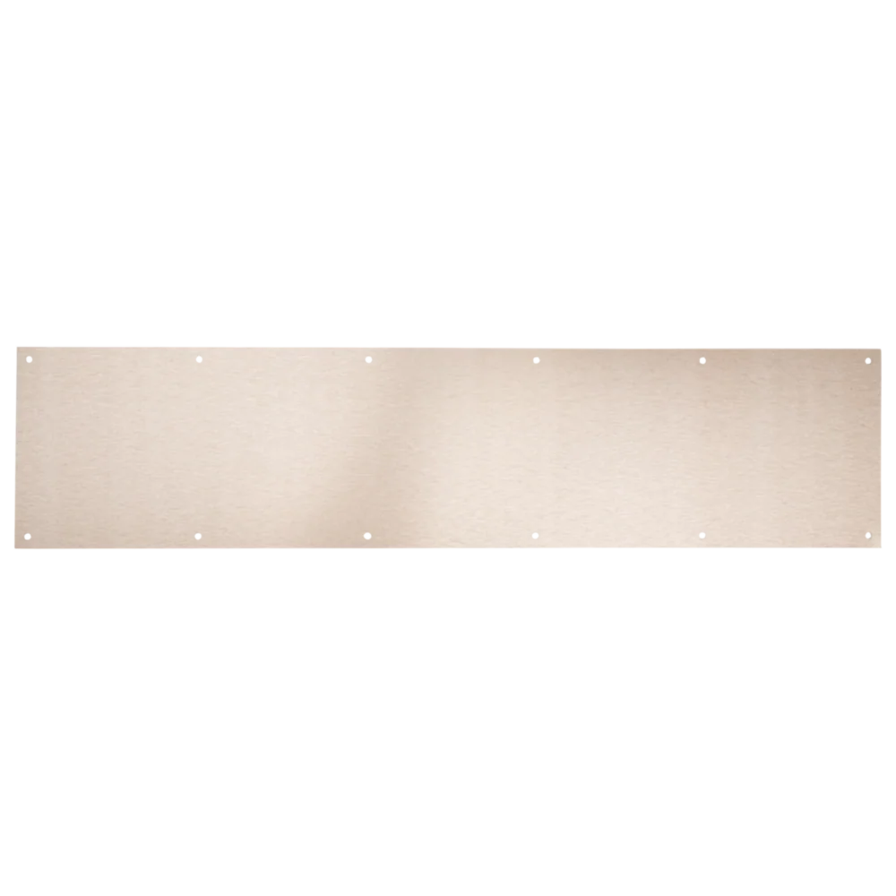 Contemporary National Hardware 8 x 34 Satin Nickel Aluminum Kickplate Secure