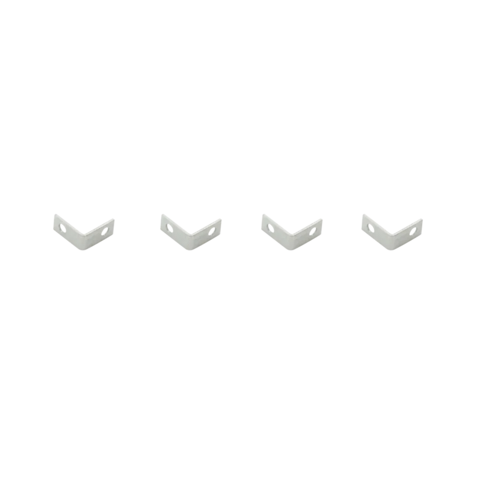 Minimalist National Hardware 1 x 1 2 Galvanized Steel Corner Brace 4-Count Responsible