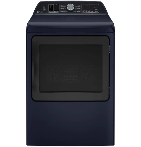 Modern GE Profile™ ENERGY STAR® 7.3 cu. ft. Capacity Smart Electric Dryer with Steam and Washer Link Minimalist
