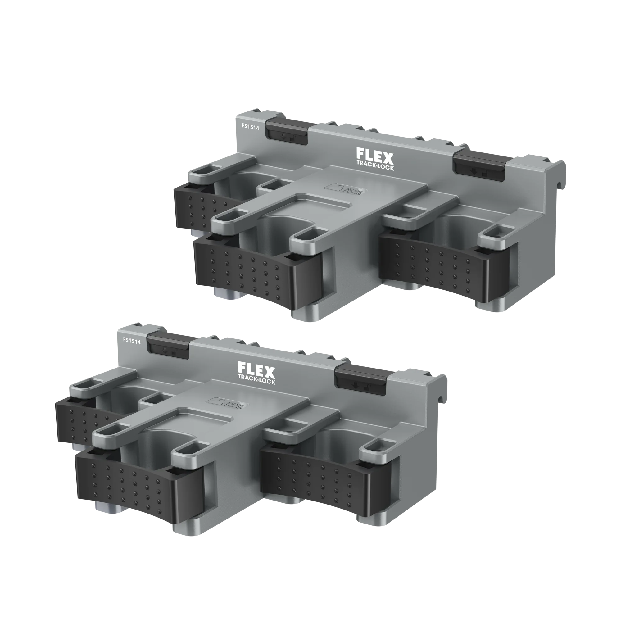 Green FLEX TRACK LOCK™ Triple Clamp Tool Mount 2 Pack Healthy