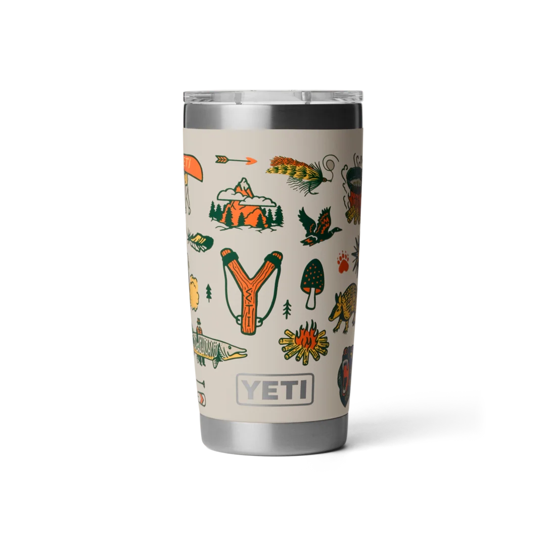 Healthy YETI Rambler 20 Oz. Whippersnapper Cape Taupe Tumbler with Magslider Lid Organic