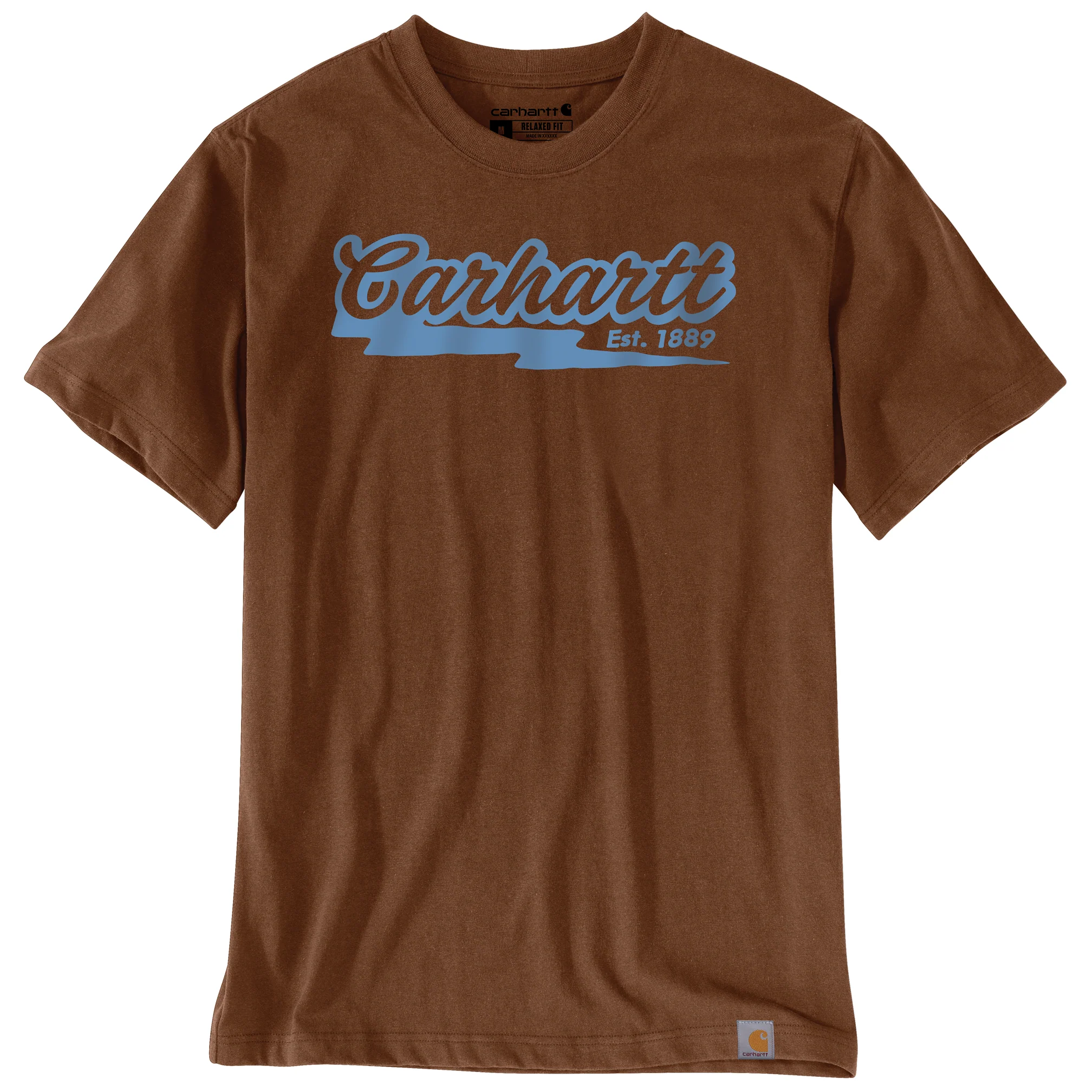 User-Friendly Carhartt Men’s Irvine Relaxed Script 1889 T-Shirt Top-Quality