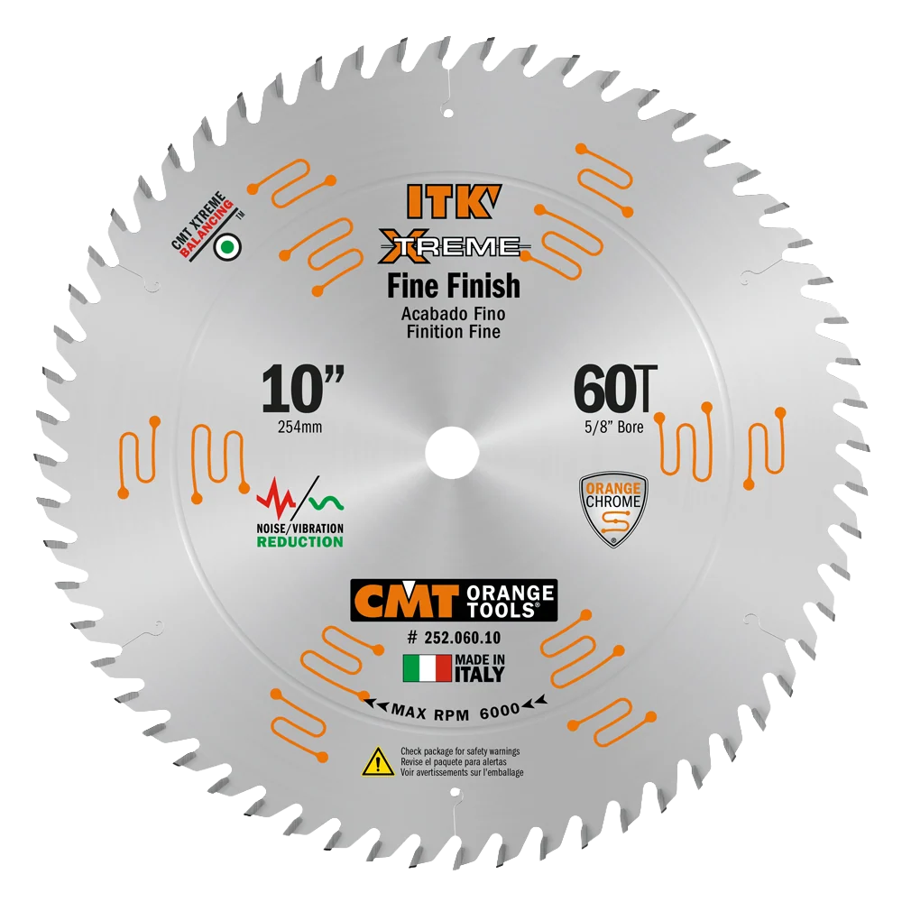 First-Class CMT Orange Tools 10 60T Fine Finish Saw Blade Outstanding