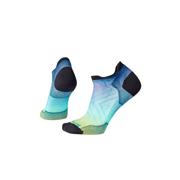 Practical Smartwool Women’s Medium Capri Run Zero Cushion Ombre Print Low Ankle Socks Modern
