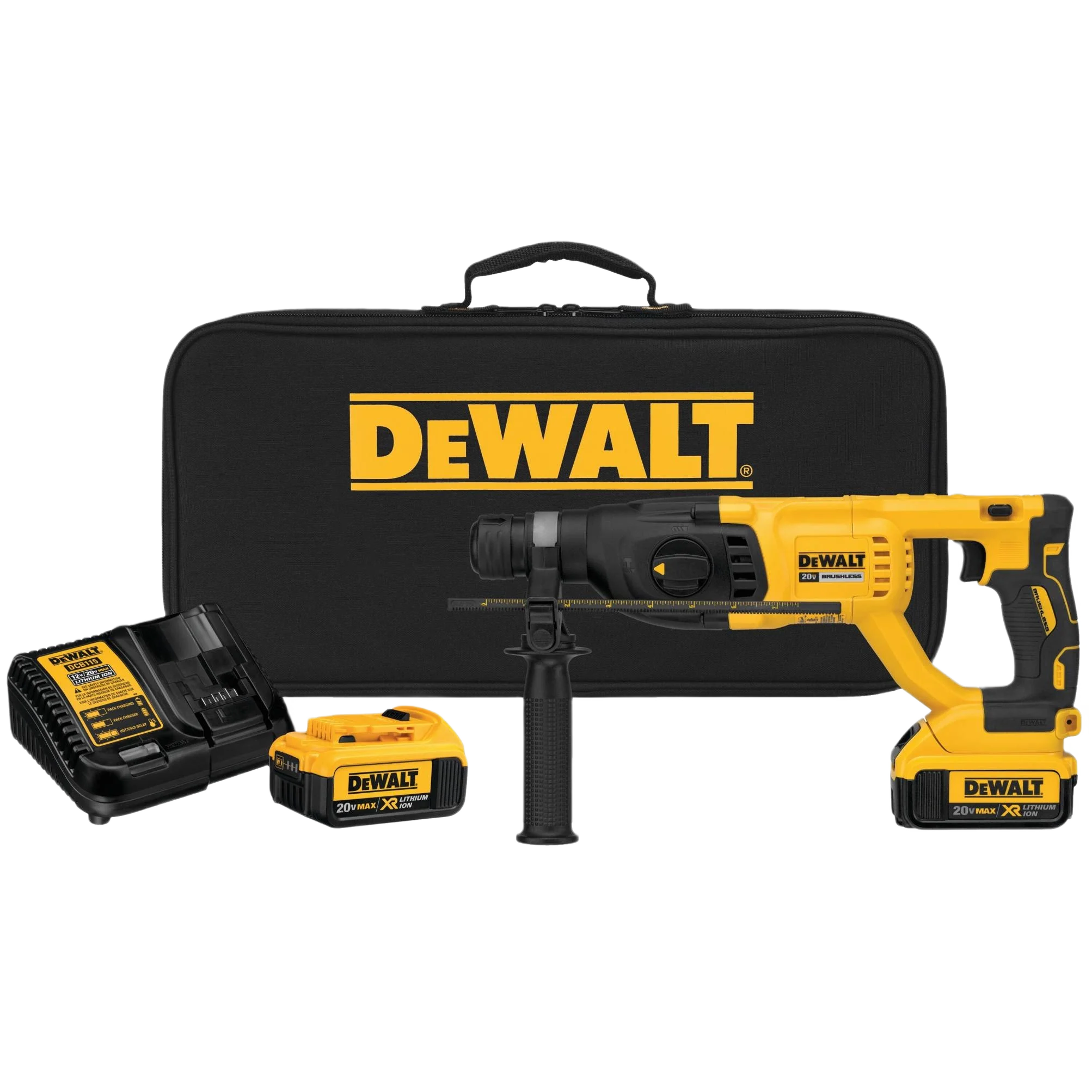 Functional DEWALT 1 Cordless 20V MAX D-Handle Rotary Hammer Kit User-Friendly