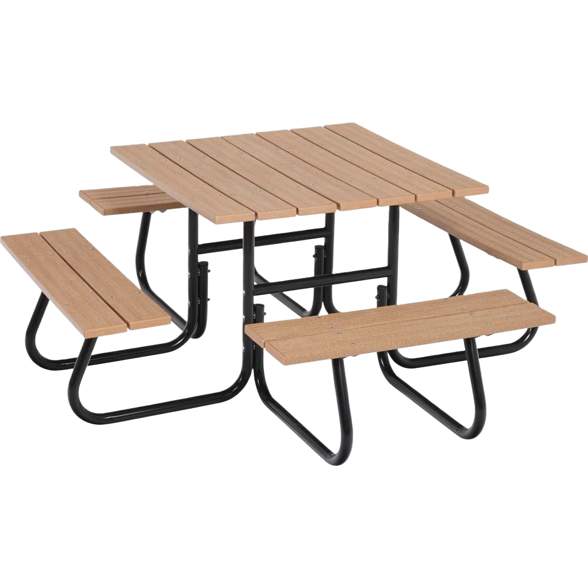 Long-Lasting Jack Post 4-Sided Picnic Table Kit – Frame Only First-Class