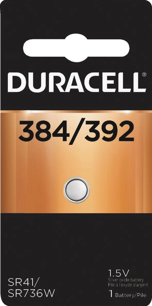 Practical Duracell 384 392 Silver Oxide Button Cell Battery Natural