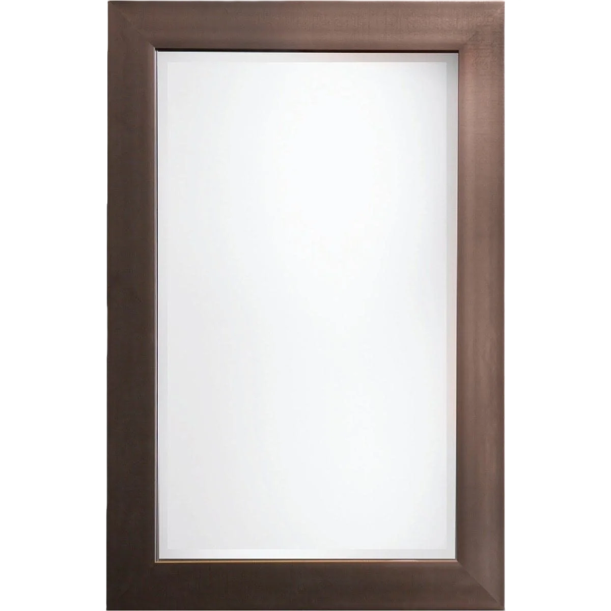 Consistent Erias Home Designs Austin Antique Pewter Plastic Framed Wall Mirror 36 in. Recyclable