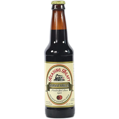 First-Class Reading Draft Sarsaparilla Soda 12 oz. Relaxed