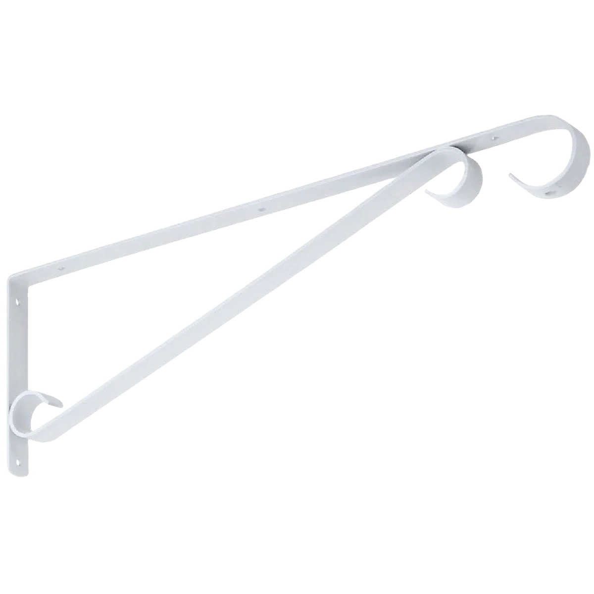 First-Class National Hardware 15 White Steel Hanging Plant Bracket Specialty