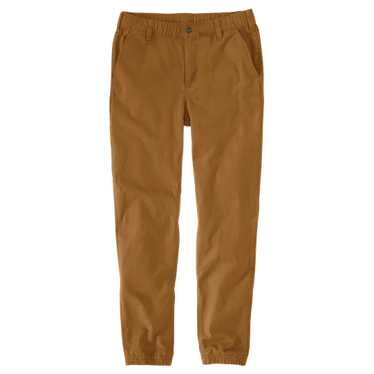 Reusable Carhartt Men’s Short W33 Brown Rugged Flex® Relaxed Fit Canvas Jogger Pant Lightweight
