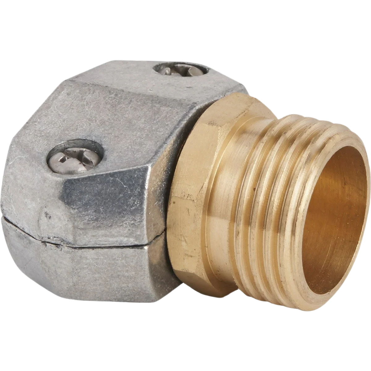 Specialty Garden Male Metal Hose End Mender Hose Coupling 5 8 in. or 3 4 in. Official