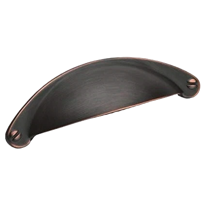 Verified Amerock Essential’z Oil Rubbed Bronze Cup Pull 2.5 in. Enhanced