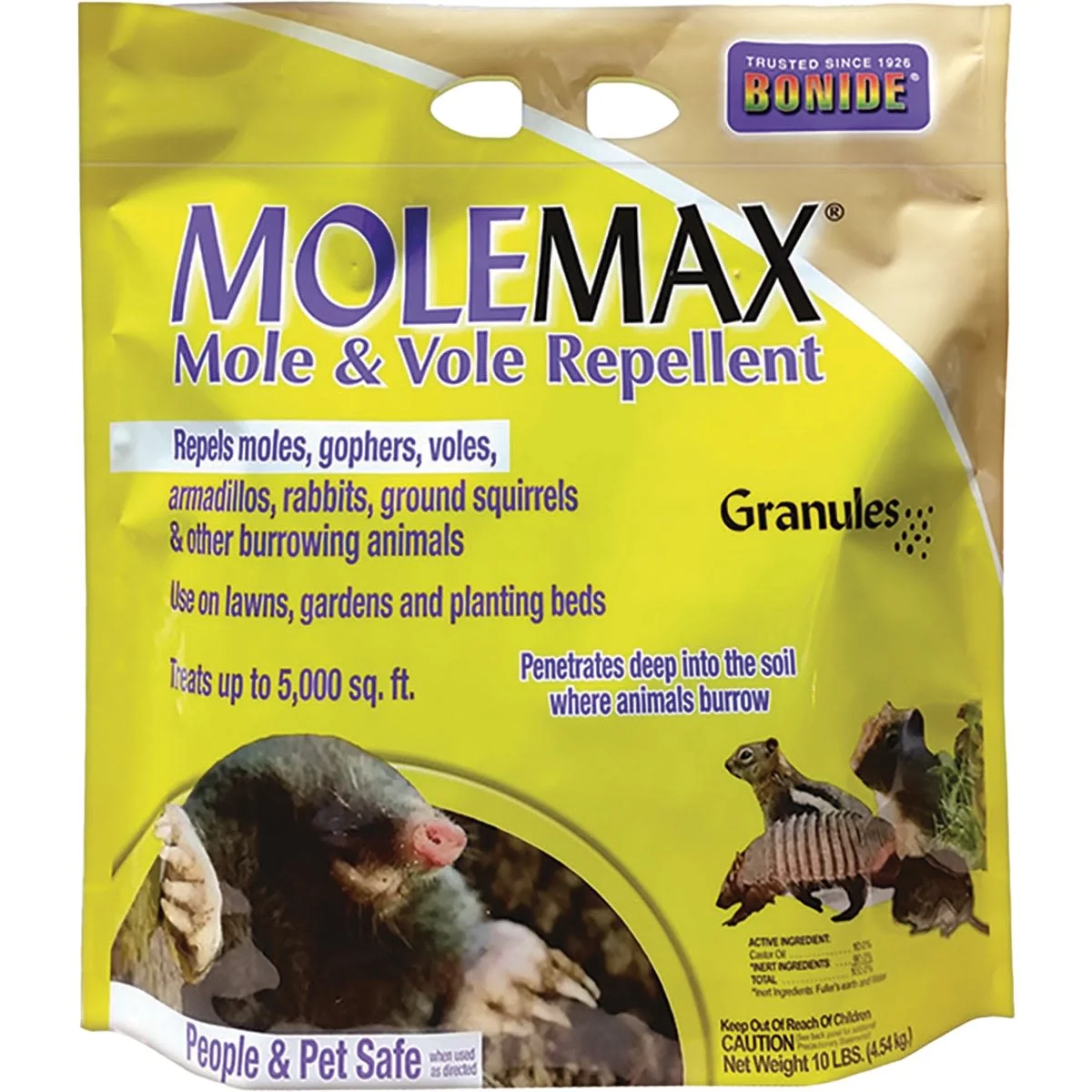 Unique Bonide Molemax Animal Repellent Granules 10 lb. Clean