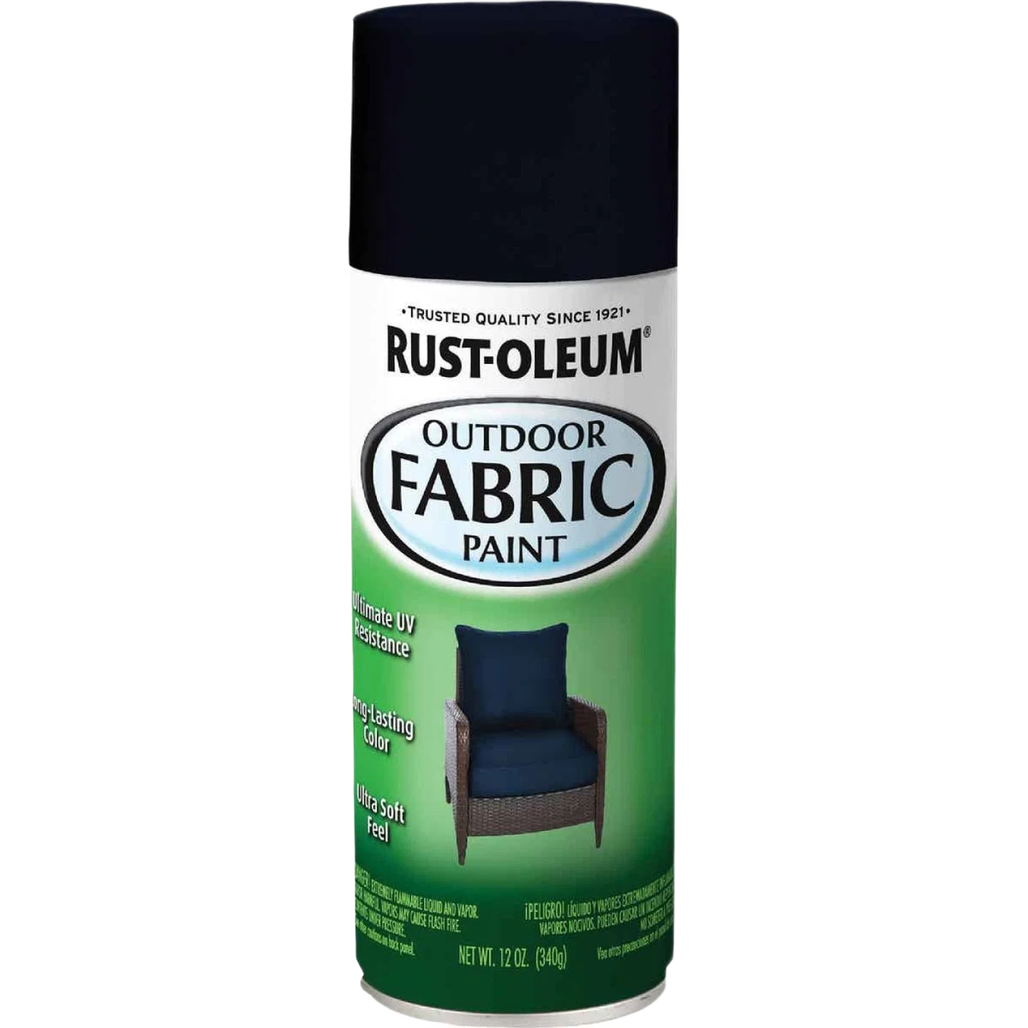 Responsible Rust-Oleum Navy Flat Matte Outdoor Fabric Spray Paint 12 oz. Trusted