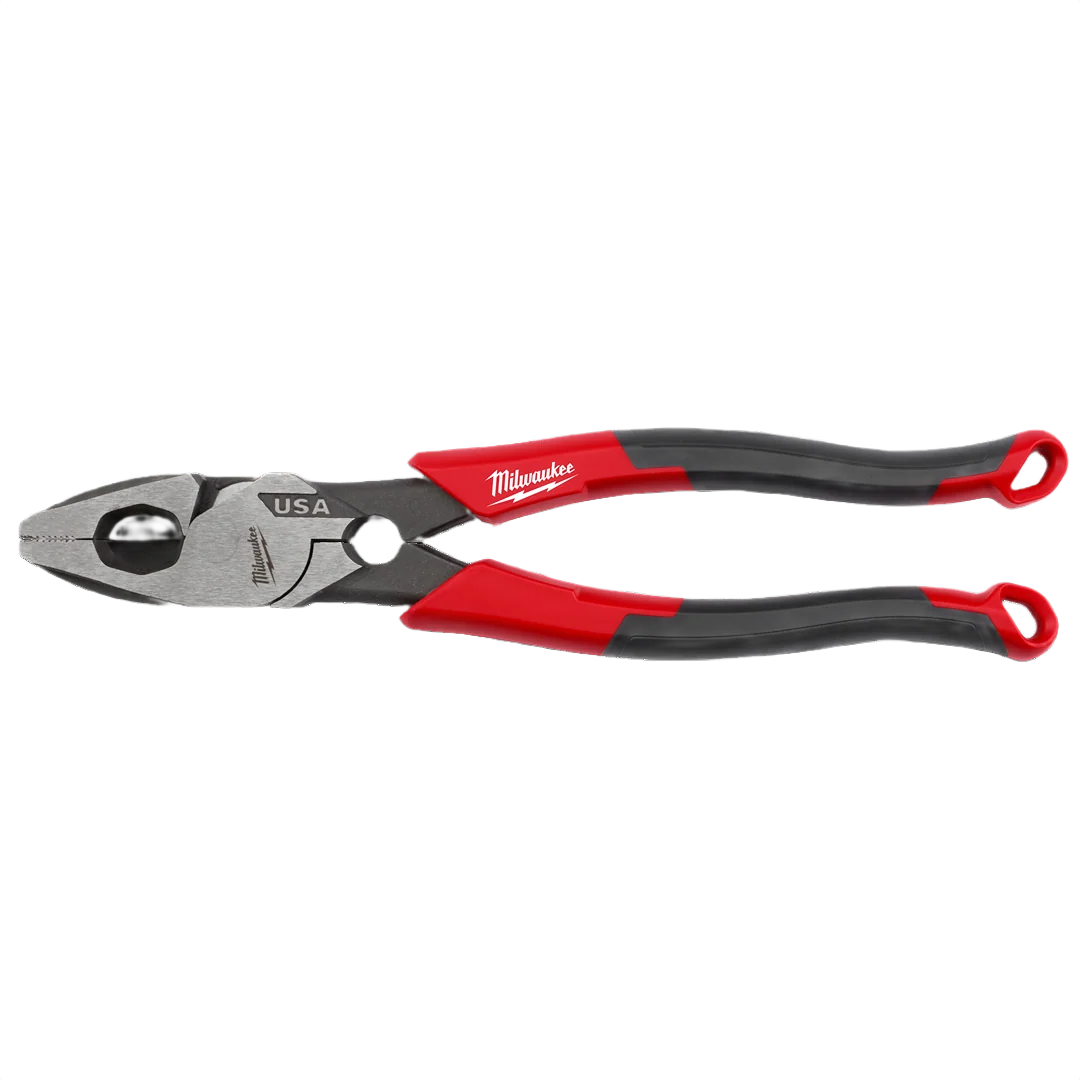 Environmentally Friendly Milwaukee 9 Lineman’s Comfort Grip Pliers w Thread Cleaner High-End