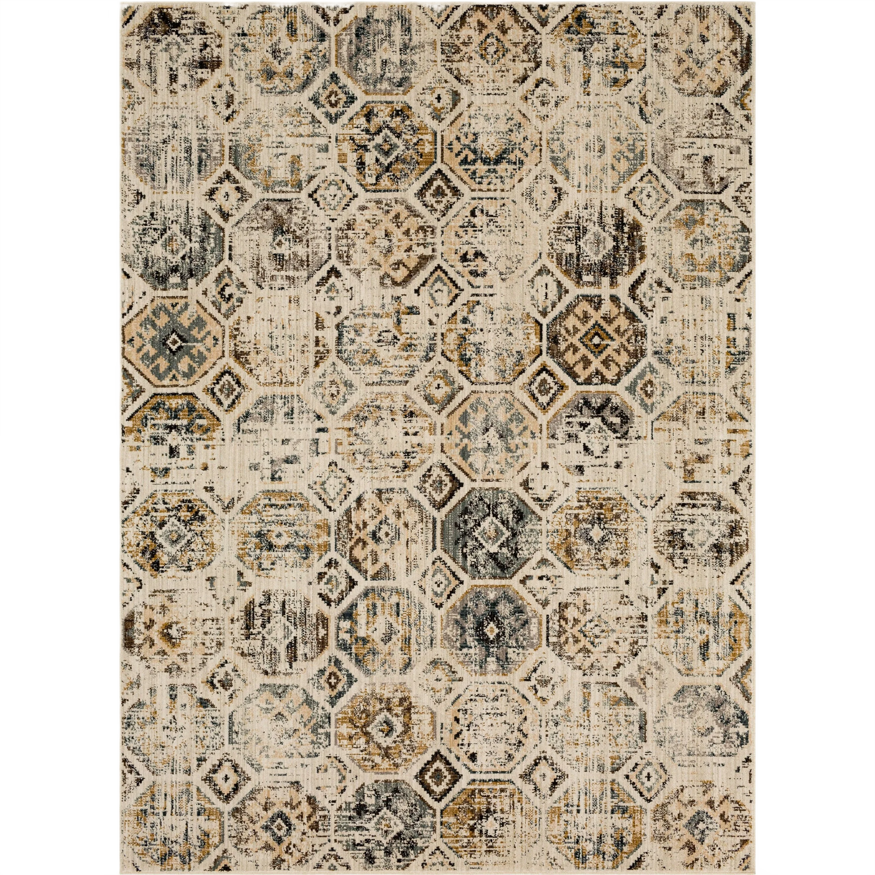 World-Class Karastan Elements Tunis Beige Rug 8′ x 11′ Versatile