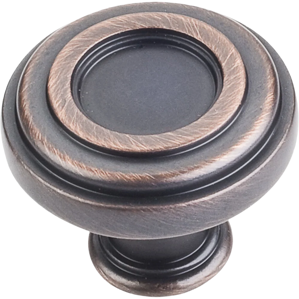 Fashionable Hardware Resources J.A. Lafayette Knob Brushed Oil Rubbed Bronze Contemporary