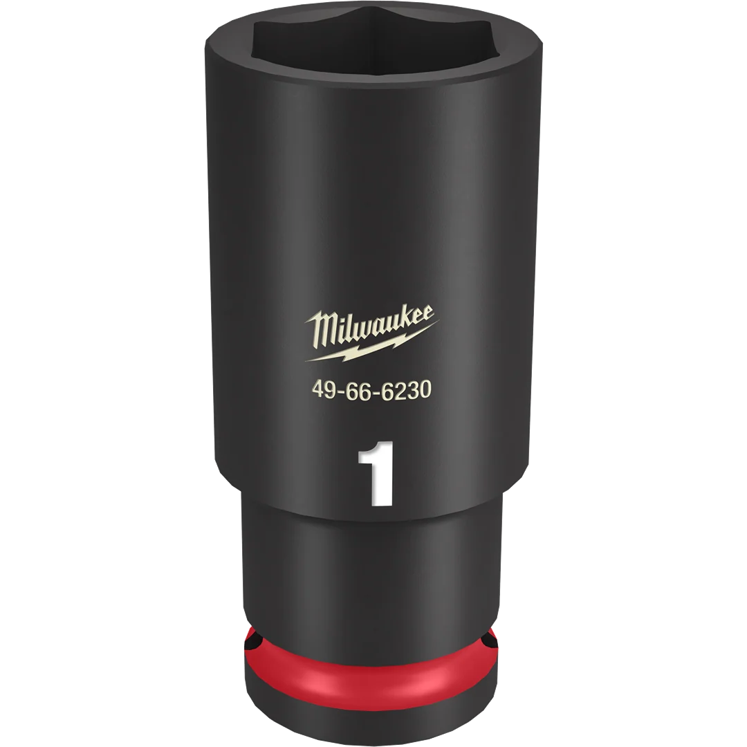 Fast Milwaukee SHOCKWAVE™ Impact Duty™ 1 2 Drive 1 Deep 6 Point Socket Safe