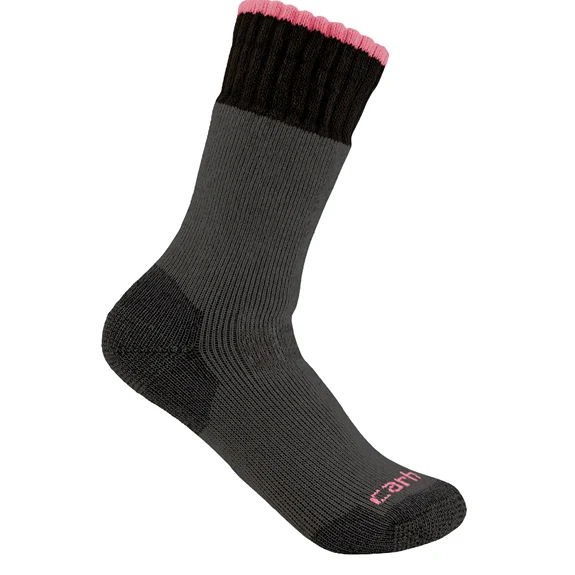 Elegant Carhartt Women’s Medium Charcoal Synthetic Wool Boot Socks User-Friendly