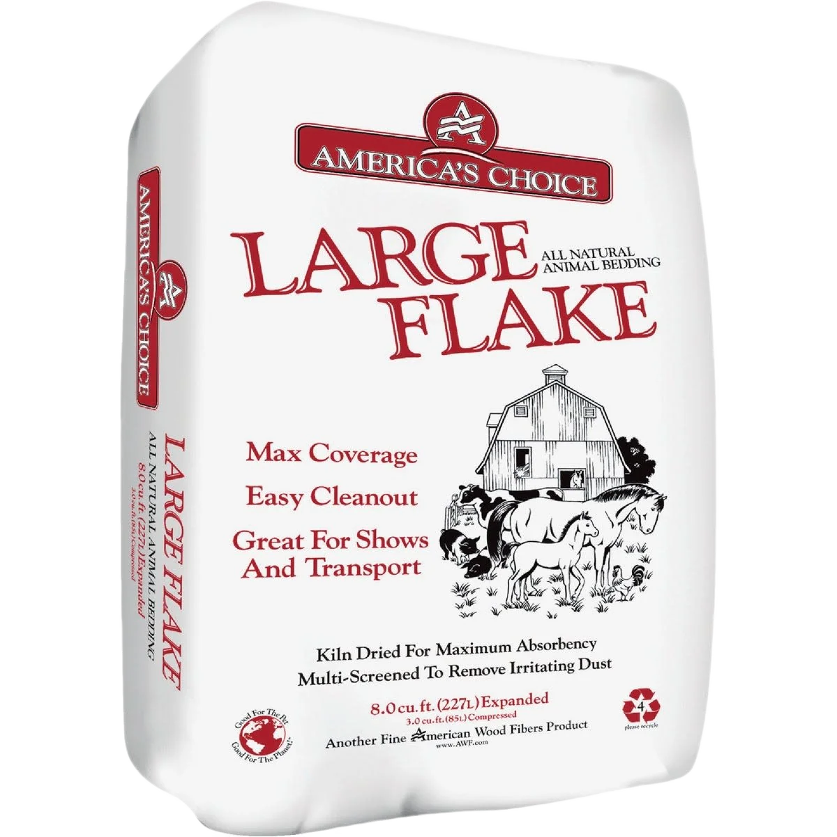 Versatile America’s Choice Large Animal Bedding Stall Shavings Quality