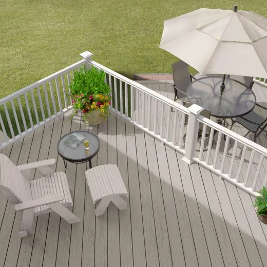 Pure TimberTech Terrain Plus 12′ Square Weathered Oak Composite Fascia Board Selected
