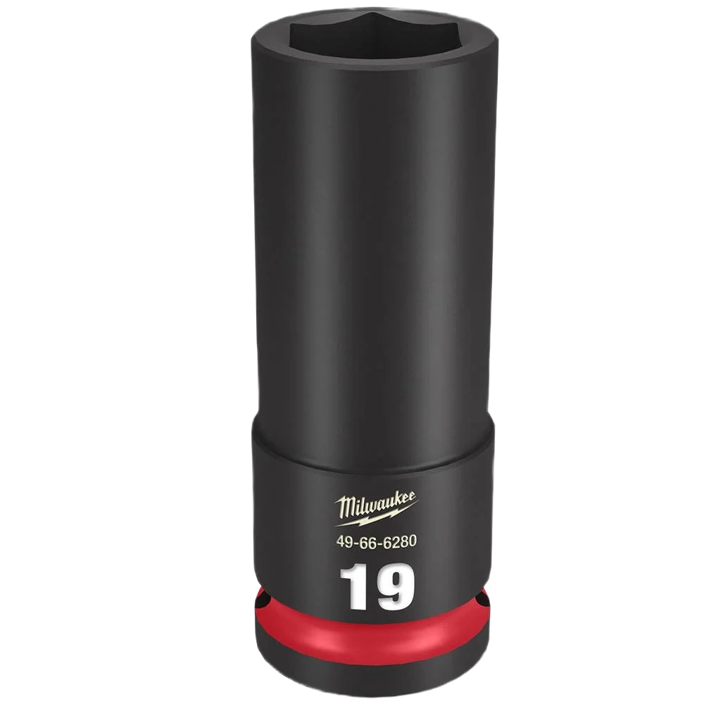 Effective Milwaukee SHOCKWAVE™ Impact Duty™ 1 2 Drive 19-mm Deep 6 Point Socket Trusted