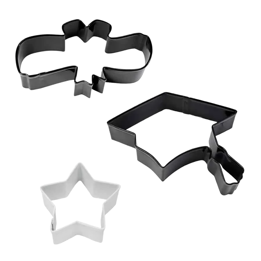 Official R M International Graduation Cookie Cutter Set Eco-Friendly