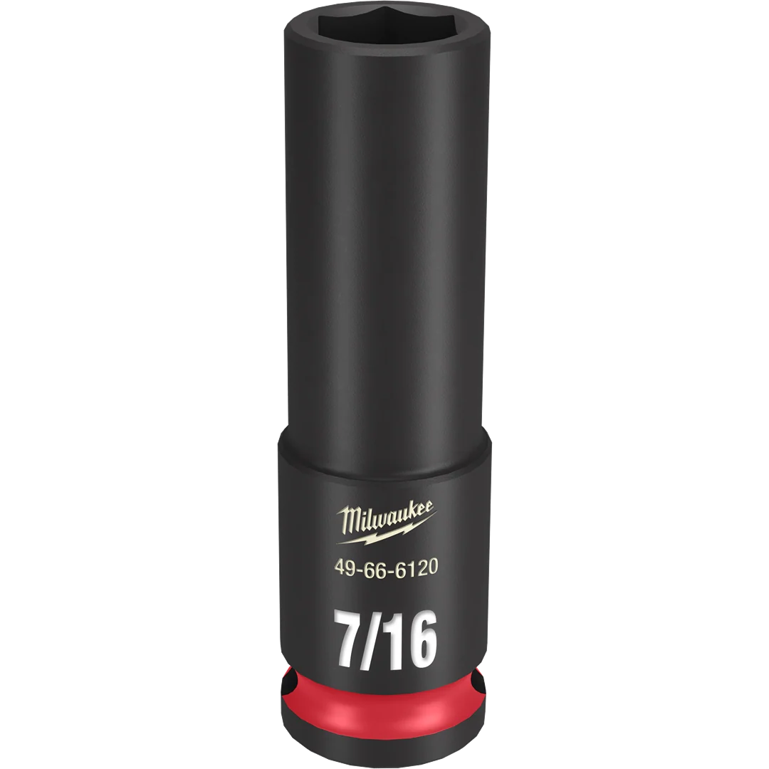 Exceptional Milwaukee SHOCKWAVE™ Impact Duty™ 3 8 Drive 7 16 6 Point Deep Socket Minimalist