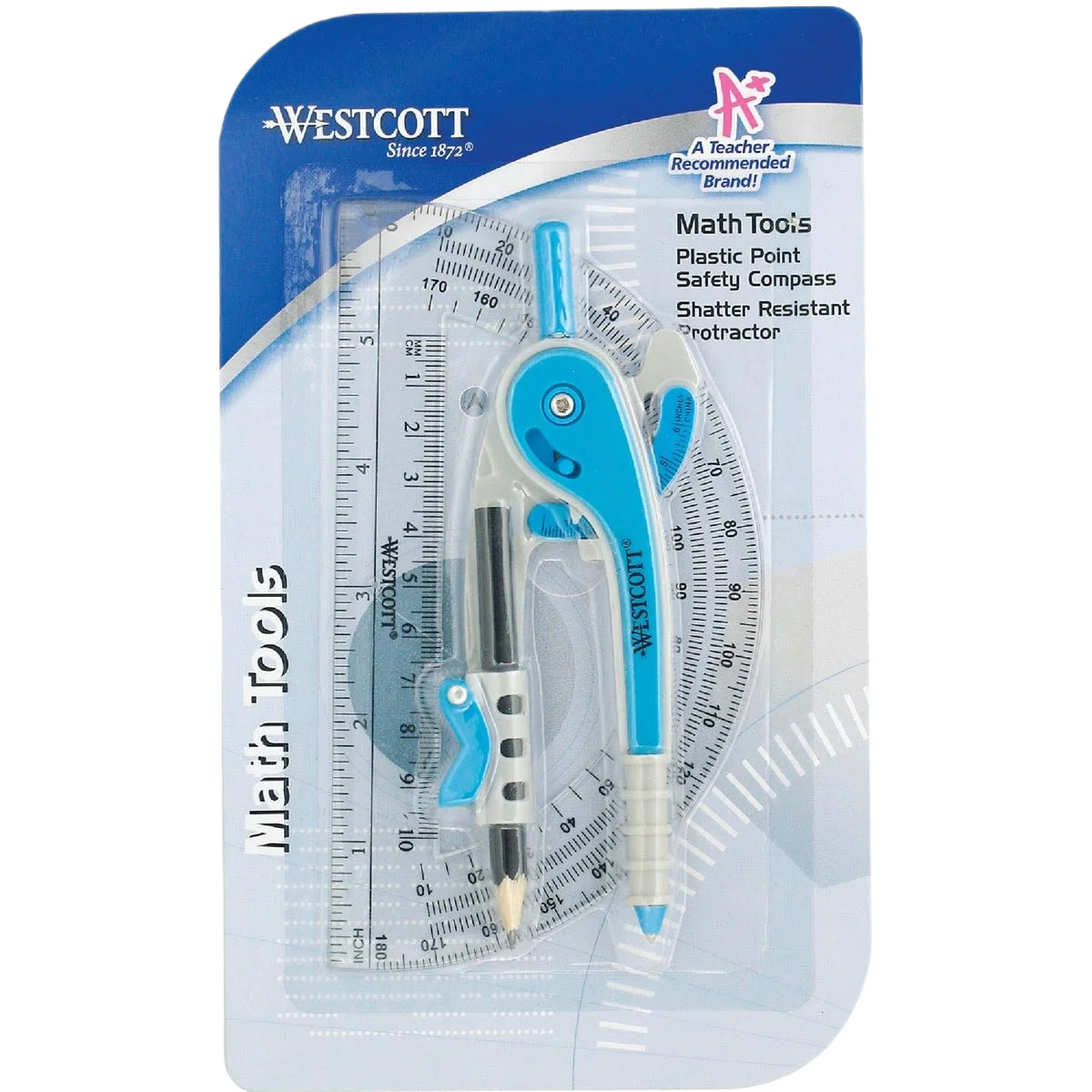Safe Westcott Compass and Protractor Responsible