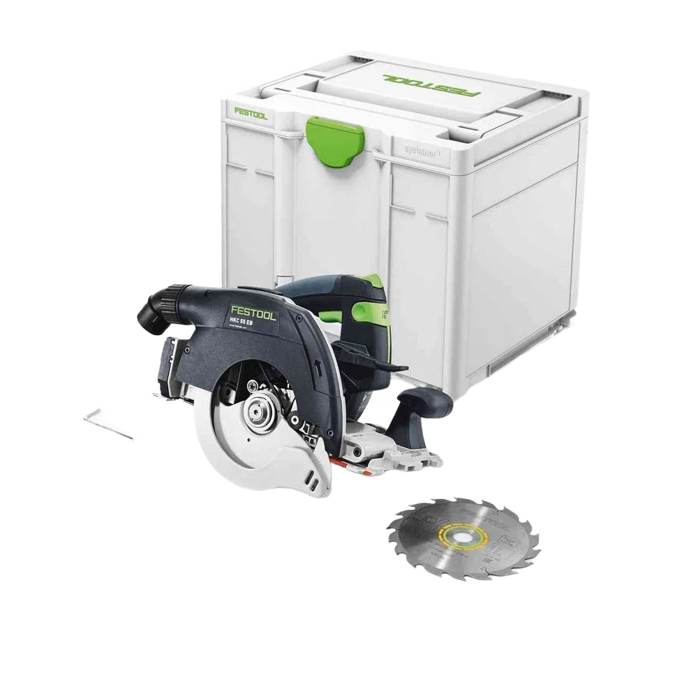 Exceptional Festool 576164 HKC 55 EB Basic Cordless Carpentry Saw Green