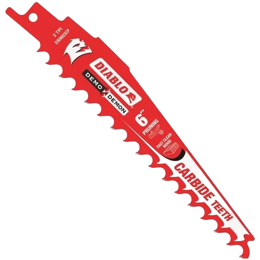 Casual Diablo 6-In. Carbide Pruning Reciprocating Saw Blade Long-Lasting