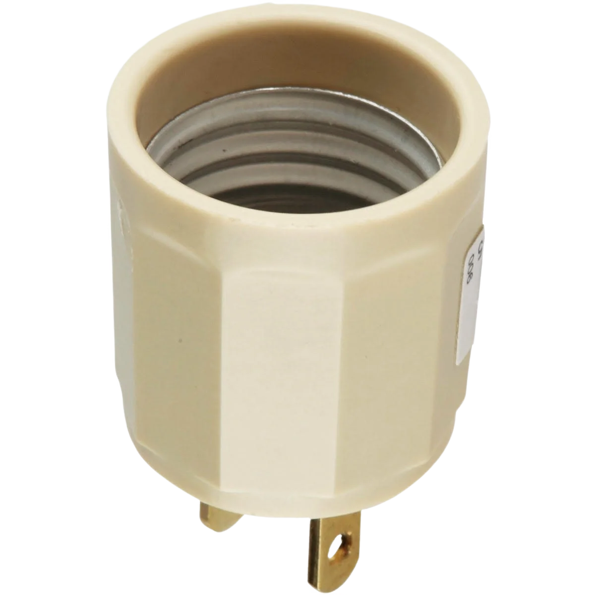 Fine Crafted Leviton 600W 125V Ivory Outlet To Light Socket Adapter Green