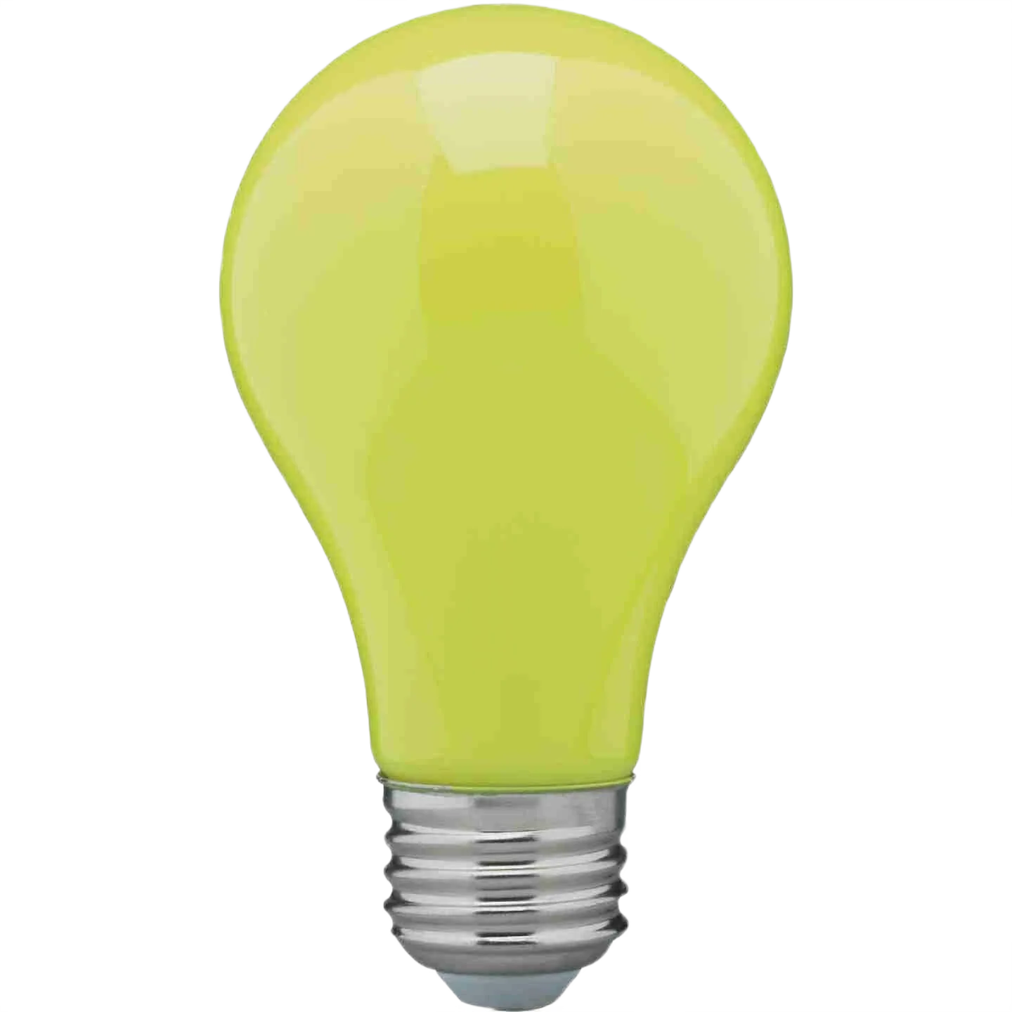 User-Friendly Satco 8 Watt A19 LED Yellow Medium Base Light Bulb Trendy