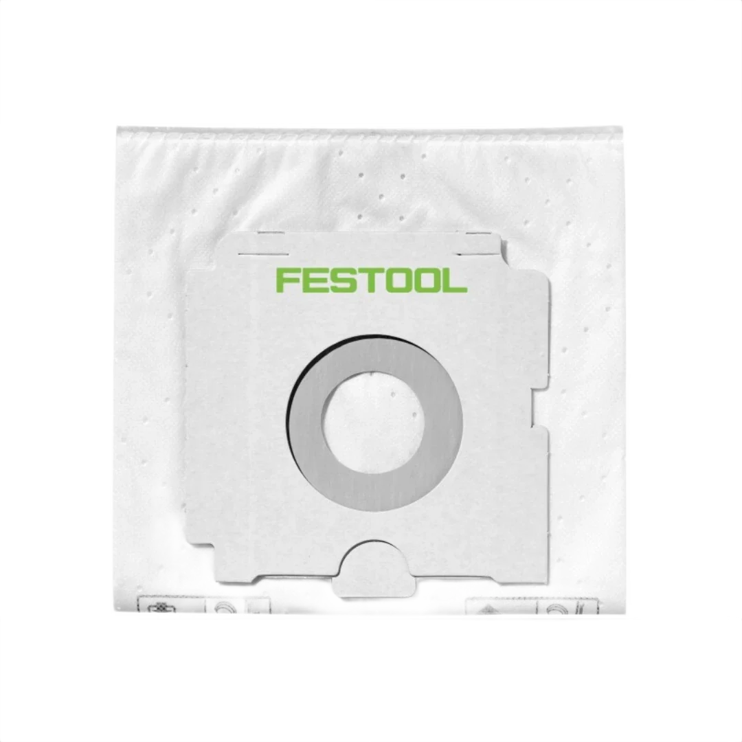 Environmentally Friendly Festool 497539 CT 48 Self Cleaning Filter Bags 5-Count Reusable