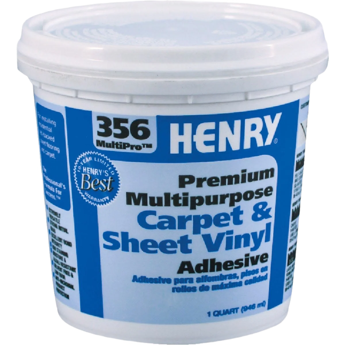 Sophisticated Henry Felt Backed Sheet Flooring Carpet Adhesive 1 qt. Trusted
