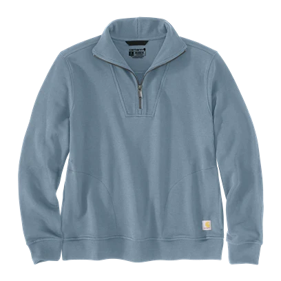 Green Carhartt XL Women’s Thundercloud TENCEL trade Fiber Half-Zip Sweatshirt Professional