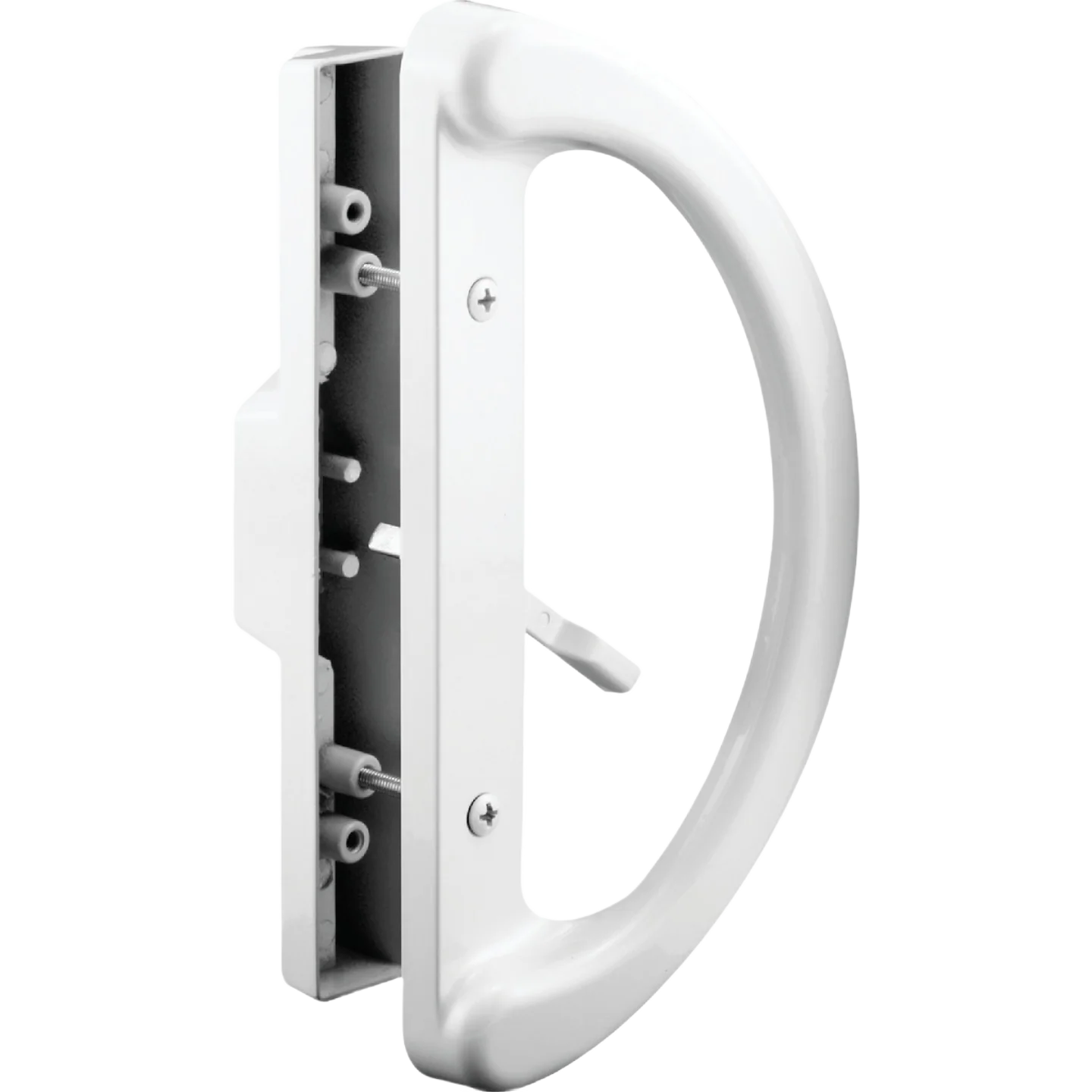 Excellent Prime-Line White Standard Reversable Sliding Patio Door Handle Set Fine Crafted