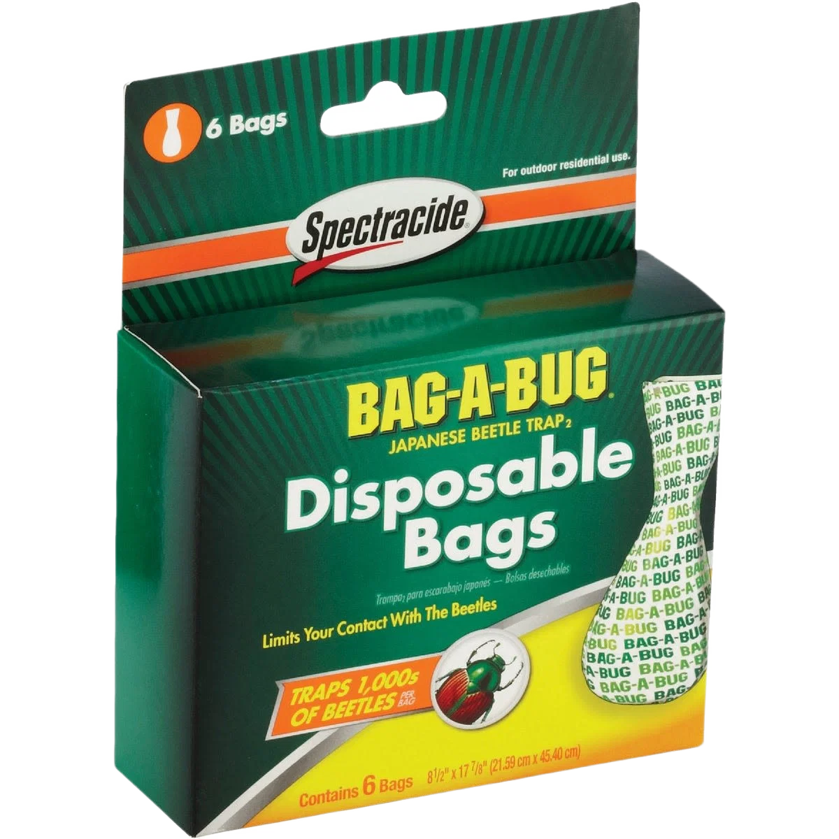 Trusted Spectracide Bag-A-Bug Plastic Japanese Beetle Trap Bags 6-Pack Unique