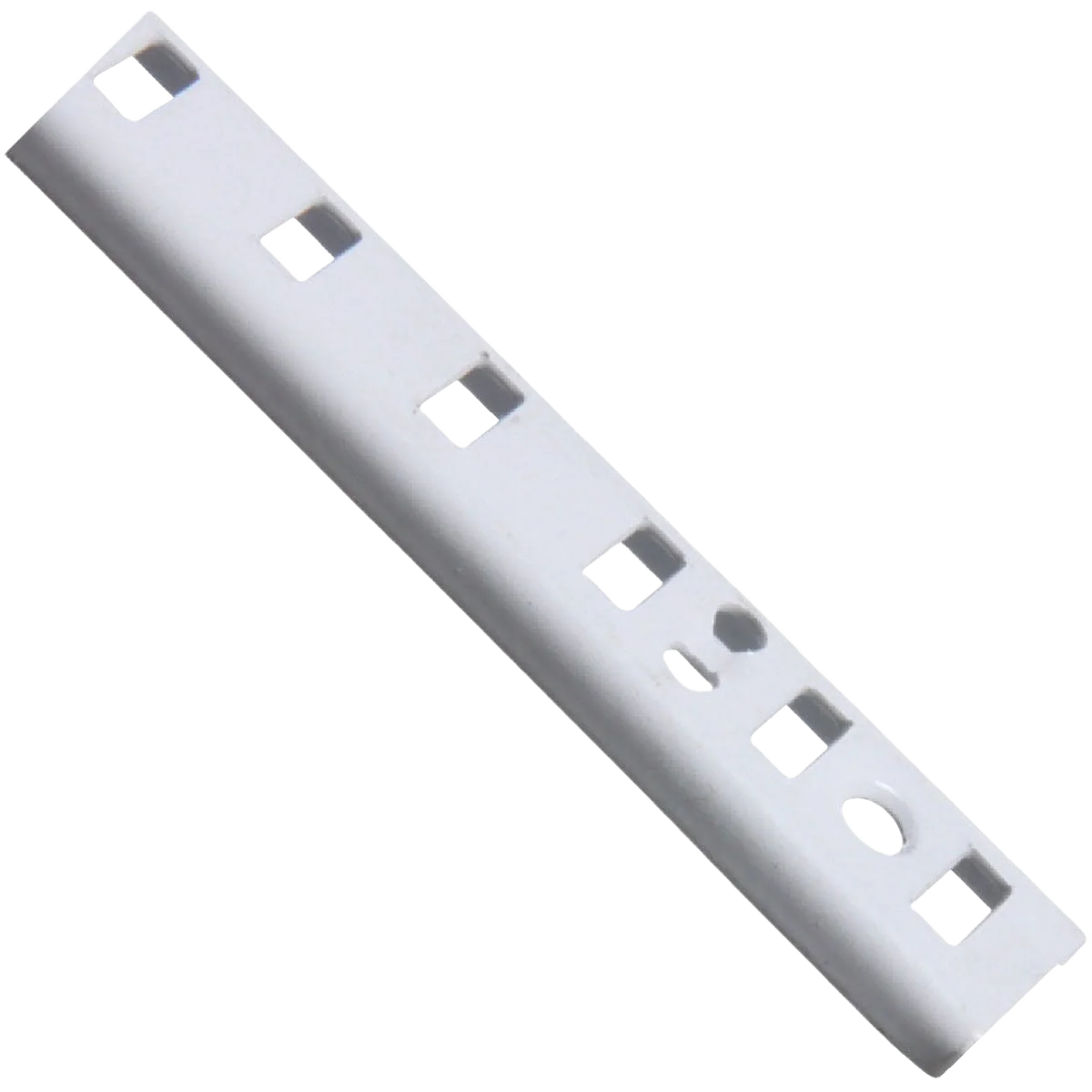 Efficient Knape Vogt 255 Series 72 In. White Mortise-Mount Pilaster Shelf Standard Reliable