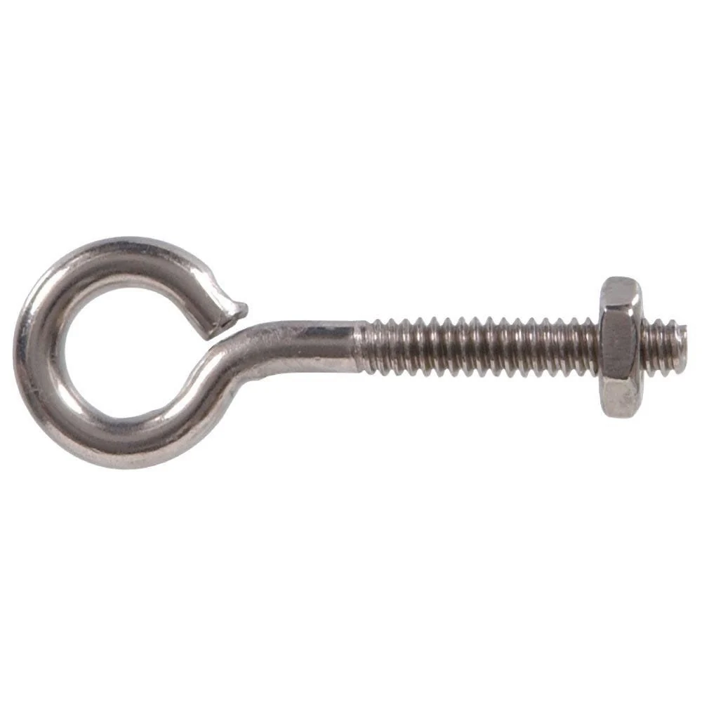 Breathable Hillman 3 8-16 x 3-7 8 In. Stainless Steel Eye Bolt with Hex Nut Sophisticated