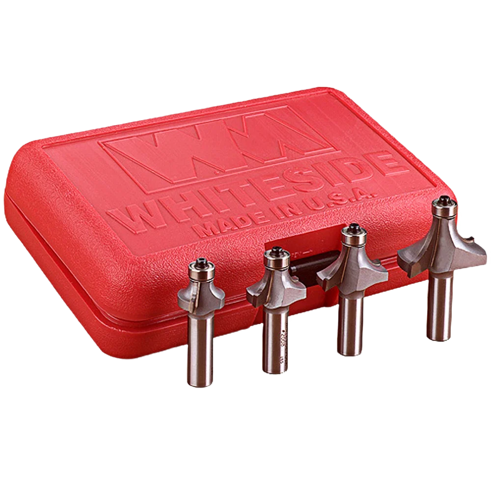 Modern Whiteside 4 pc. Roundover Beading Set 1 2 in. Shank Crafted