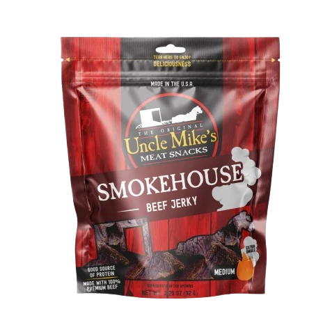 Reliable Uncle Mike’s Smokehouse Beef Jerky 3.25 oz. Efficient